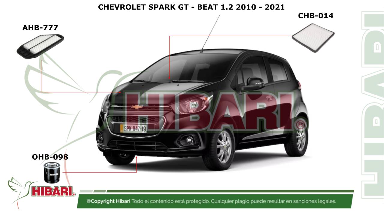 Lee más sobre el artículo CHEVROLET SPARK GT – BEAT 1.2 2010 – 2021